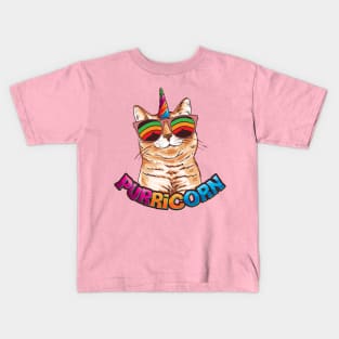 unicorn cat Kids T-Shirt